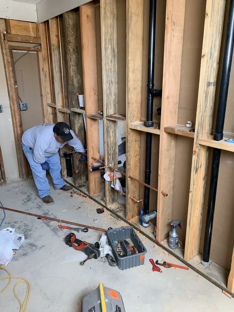 Commercial rough-in plumbing for Water Heater Replacement in LaGrange